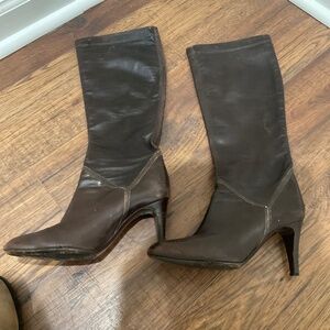 Vintage brown leather boot 6